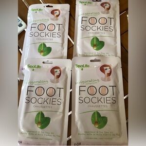 NEW Spa Life Foot Sockies (4 packs)